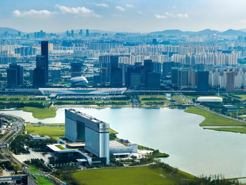 Day, Bird's eye view, Lake view