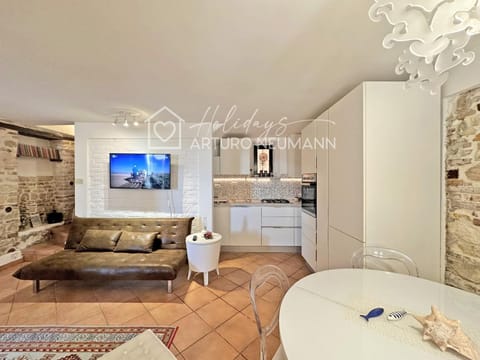 TV and multimedia, Kitchen or kitchenette, Living room, Dining area, oven, stove, kitchen