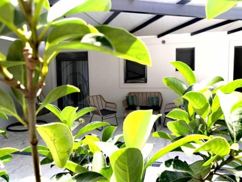 Property building, Patio, Garden view