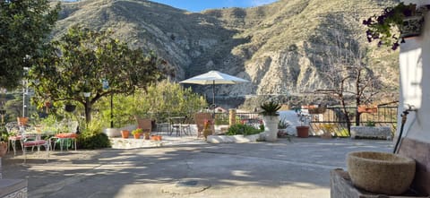 Property building, Spring, Day, Natural landscape, Mountain view