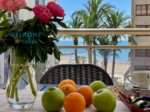 Balcony/Terrace, Dining area, Beach, Sea view