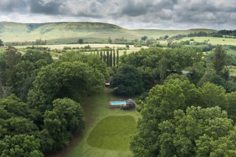 Natural landscape, Bird's eye view, Mountain view