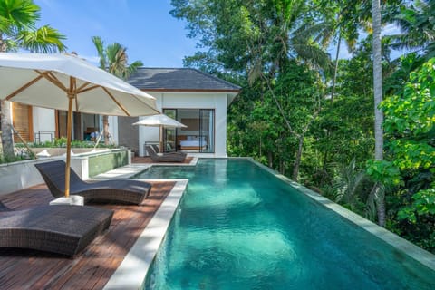 Natural landscape, Pool view, Swimming pool, sunbed