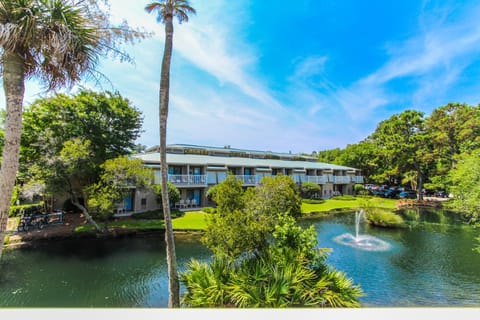 Property building, Day, Lake view