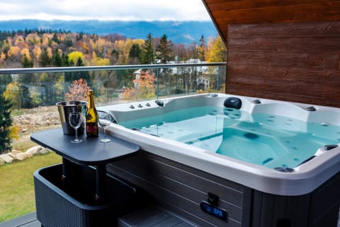 Hot Tub, Balcony/Terrace, Mountain view