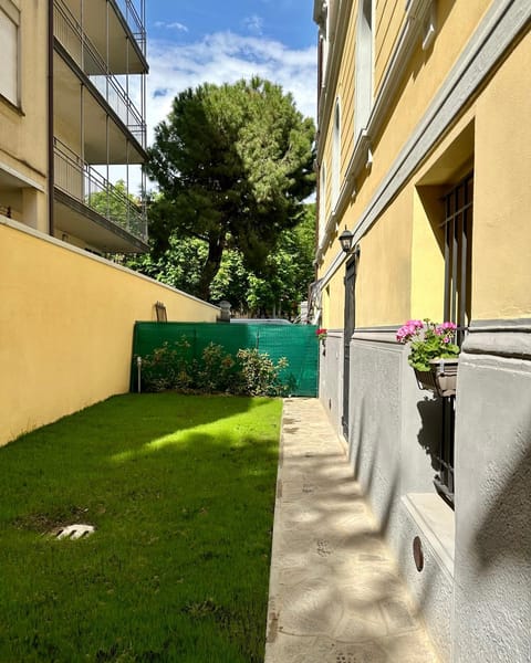 Property building, Patio, Day, Garden, View (from property/room), Garden view