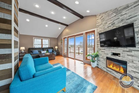 New Lake Como Retreat with Bar and Pool Table House in Wisconsin