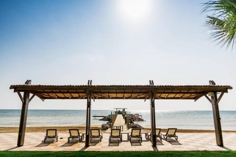 Beach, sunbed