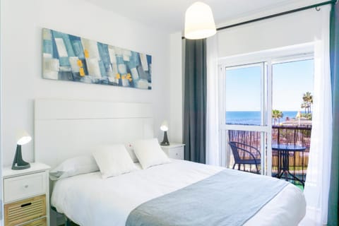 Bed, View (from property/room), Photo of the whole room, Bedroom, Sea view