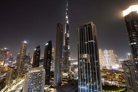 Night, Bird's eye view, City view