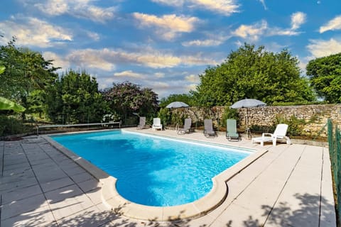 Property building, Living room, Swimming pool