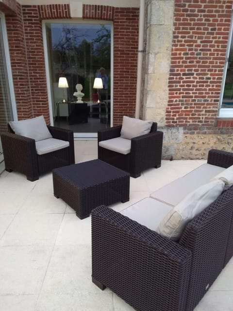 Patio, Living room, Seating area