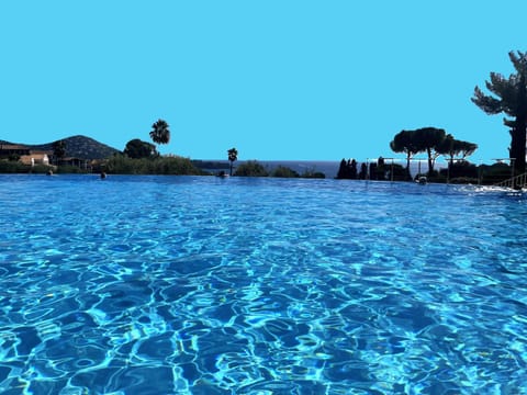 Natural landscape, Pool view, Sea view, Swimming pool