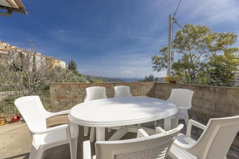 Patio, Natural landscape, View (from property/room), Dining area, Mountain view