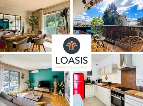LOASIS -T4 Garage Clim Terrasse WIFI Centre-Ville Apartment in Villefranche-sur-Saone