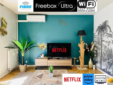 LOASIS -T4 Garage Clim Terrasse WIFI Centre-Ville Apartment in Villefranche-sur-Saone