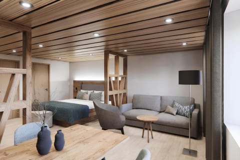 Living room, Bedroom