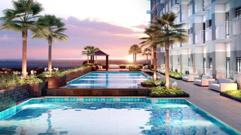 Property building, Natural landscape, Garden view, Pool view, Swimming pool, sunbed