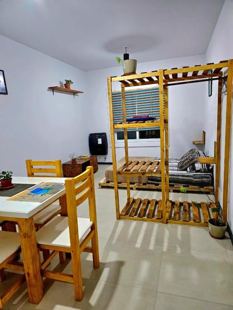 Bed, Living room, Photo of the whole room, Dining area