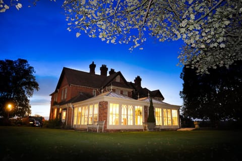 Property building, Night, Natural landscape, Garden, Garden view