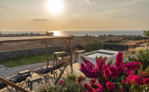 Natural landscape, View (from property/room), Balcony/Terrace, Sea view, Sunset
