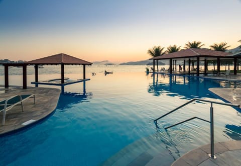 Swimming pool, Swimming pool, Sunset