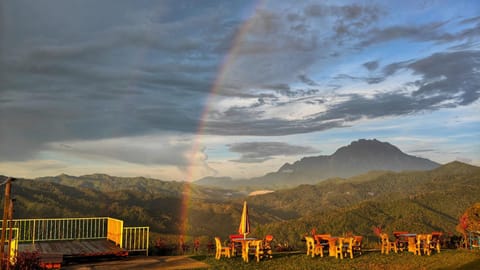 Nearby landmark, Natural landscape, Mountain view, Mountain view, Sunrise, Sunset