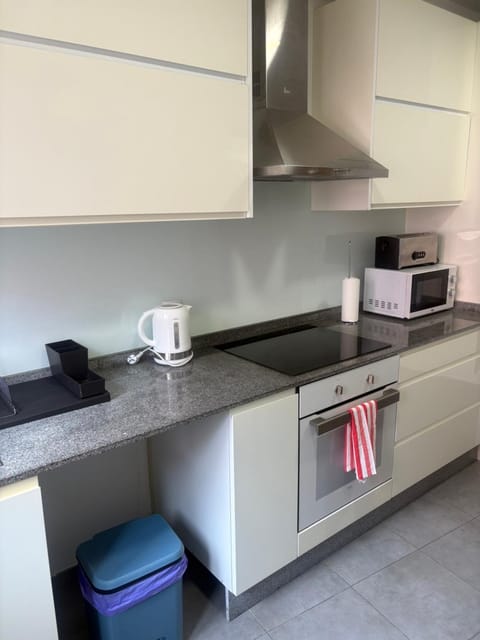 Kitchen or kitchenette, toaster