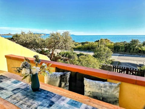 Day, Natural landscape, View (from property/room), Balcony/Terrace, Beach, Sea view
