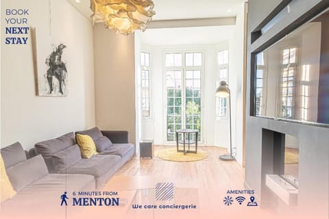 Elegant Belle Époque Apartment in Central Menton House in Menton