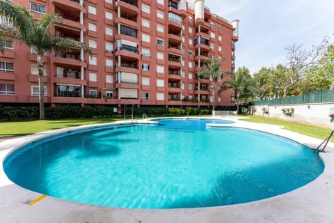 Property building, Pool view, Swimming pool