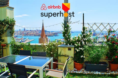 Property building, Natural landscape, View (from property/room), Balcony/Terrace, City view, Garden view, Landmark view, Sea view