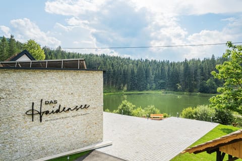 Property building, Natural landscape, Lake view