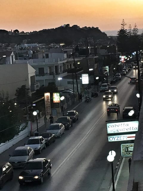 Night, City view, Street view
