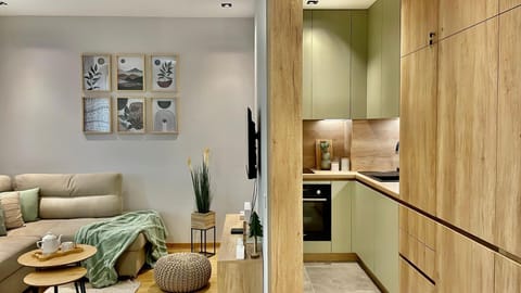 Kitchen or kitchenette, Living room