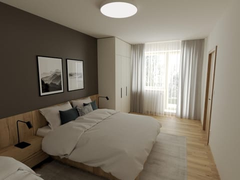 Photo of the whole room, Bedroom