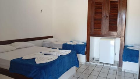 Bed, Photo of the whole room, towels, wardrobe