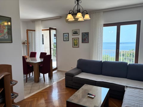 Living room, Seating area, Dining area, Sea view