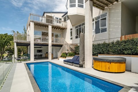 Property building, Pool view, Swimming pool