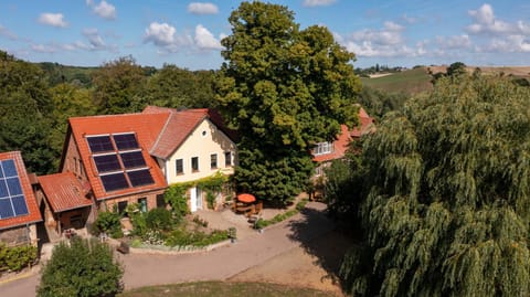 Property building, Spring, Day, Natural landscape, Bird's eye view, Garden, Garden view