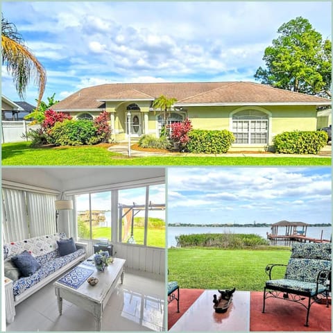 Property building, Natural landscape, Living room, Seating area, Lake view, Lake view