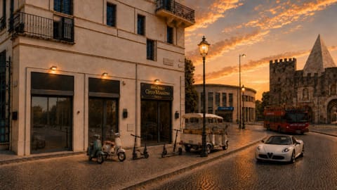 Property building, City view, Street view, Location