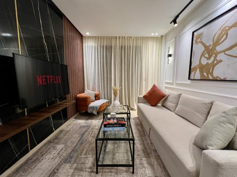 Living room, Seating area, internet, locker, air conditioner