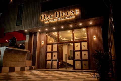 Property building, Facade/entrance, Night, Property logo or sign, Street view