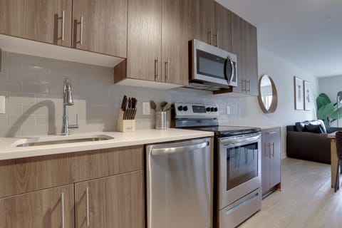 Kitchen or kitchenette, kitchen