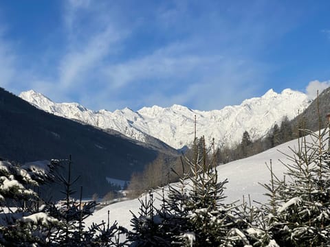 Natural landscape, Winter, Mountain view