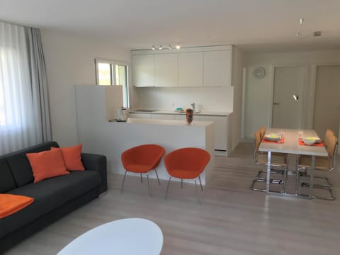 Kitchen or kitchenette, Living room