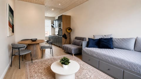Kitchen or kitchenette, Living room, Bedroom