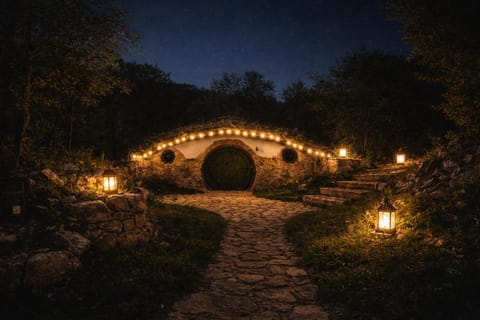 Property building, Night, Balcony/Terrace, Street view