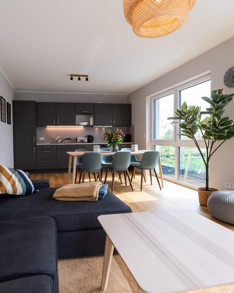 Kitchen or kitchenette, Living room